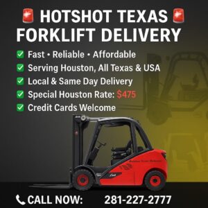 Forklift Delivery and Transport