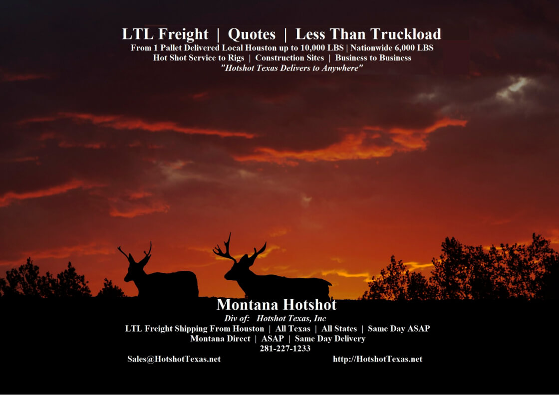 Montana Hotshot card LTL Freight