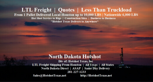 North Dakota Hotshot card 1 Hot Shot Trucking | LTL Freight Delivery | Houston | #1 ASAP