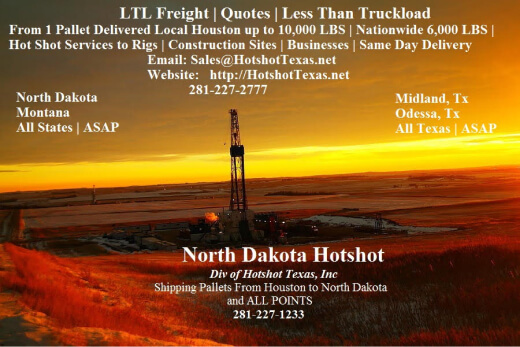 North Dakota Hotshot card 2 Hot Shot Trucking | LTL Freight Delivery | Houston | #1 ASAP